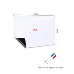 tableau blanc magnétique flexible aimants autocollants effaçables liste épicerie notes réfrigérateur stylos magnétiques blanc