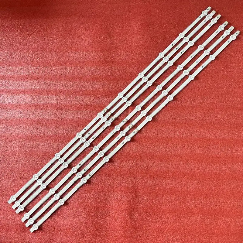 bandes led éclairage écran blanc modernes connecteurs l1 l2 r1 r2 séquence numérotée