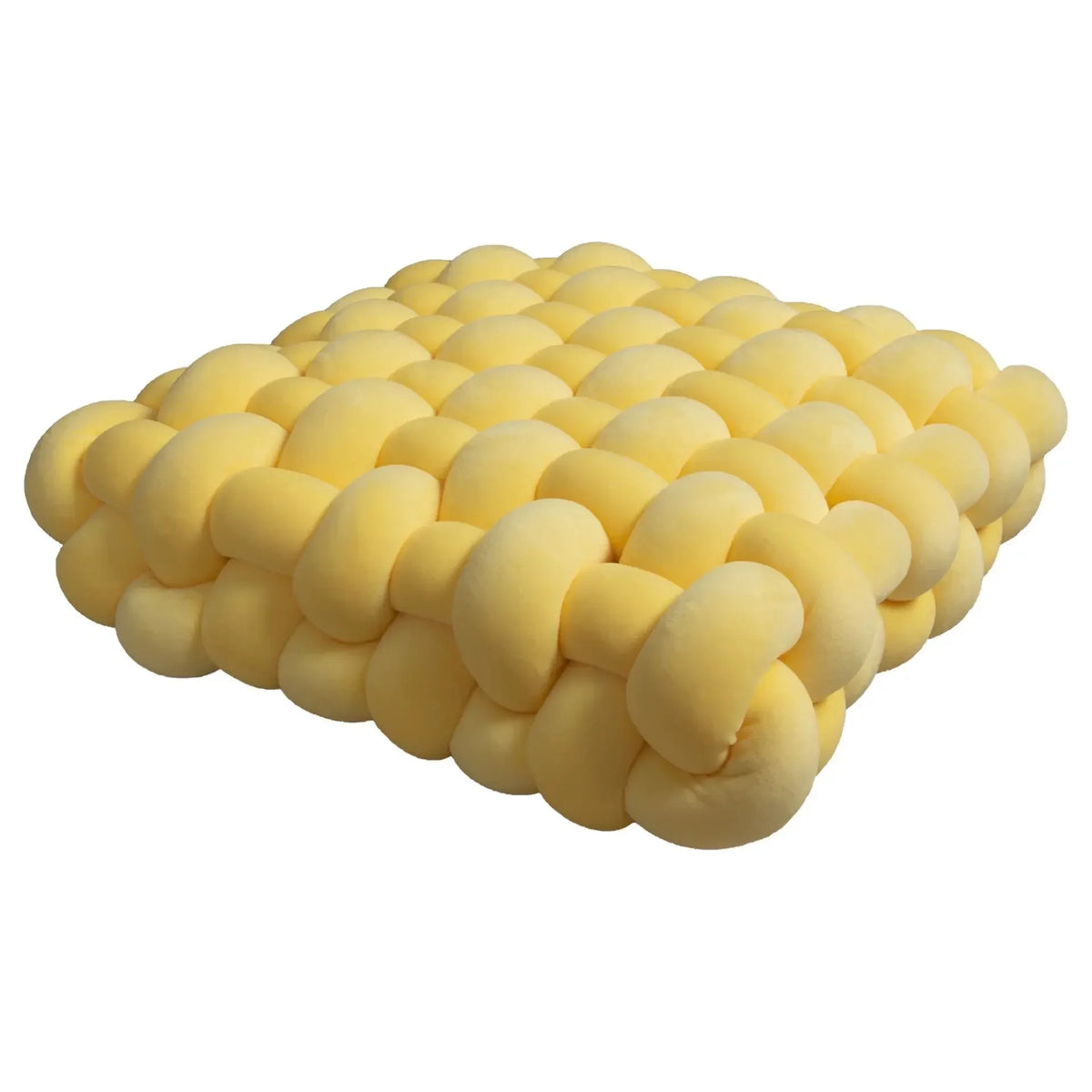 coussin mousse mémoire forme anti décubitus polyester coton rectangulaire blanc motif boules moderne adhesive