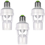 adaptateur douille e27 motion sensor led ampoule moderne utilitaire blanc vert garage escalier