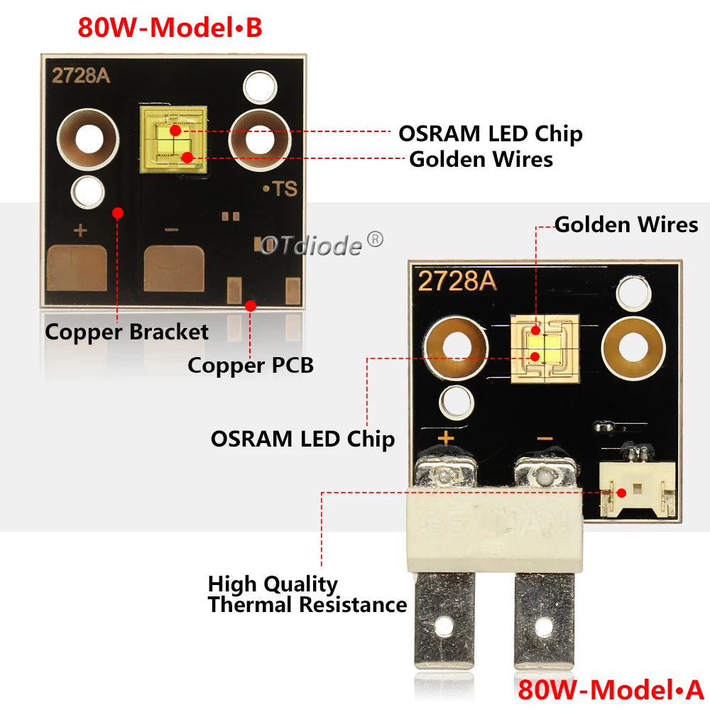 composant électronique led 60w 80w 90w 3v 5v 12v noir doré gris pcb cuivre