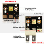 composant électronique led 60w 80w 90w 3v 5v 12v noir doré gris pcb cuivre