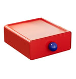 boîtes rangement tiroirs grandes capacités vert blanc rouge modernes minimalistes