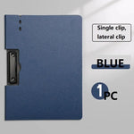 porte documents moderne clips latéraux mat noir bleu vert orange gris rose opaquet