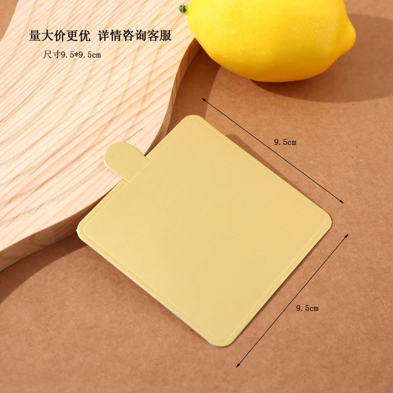boîtes gâteaux or élégantes carton alimentaire clips dorés moderne respectueux environnement