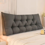 coussin lit triangulaire mousse mémoire forme tufté dossier canapé moderne support dos