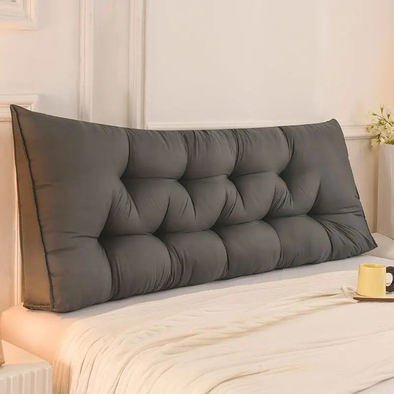 coussin lit triangulaire mousse mémoire forme tufté dossier canapé moderne support dos