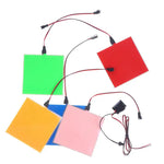panneau led bleu vert jaune rose rouge adhésif moderne câbles connecteurs flexible opacité mat