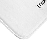 tapis bain personnalisable photo noir blanc motif géométrique moderne adhésif polyester salle bain
