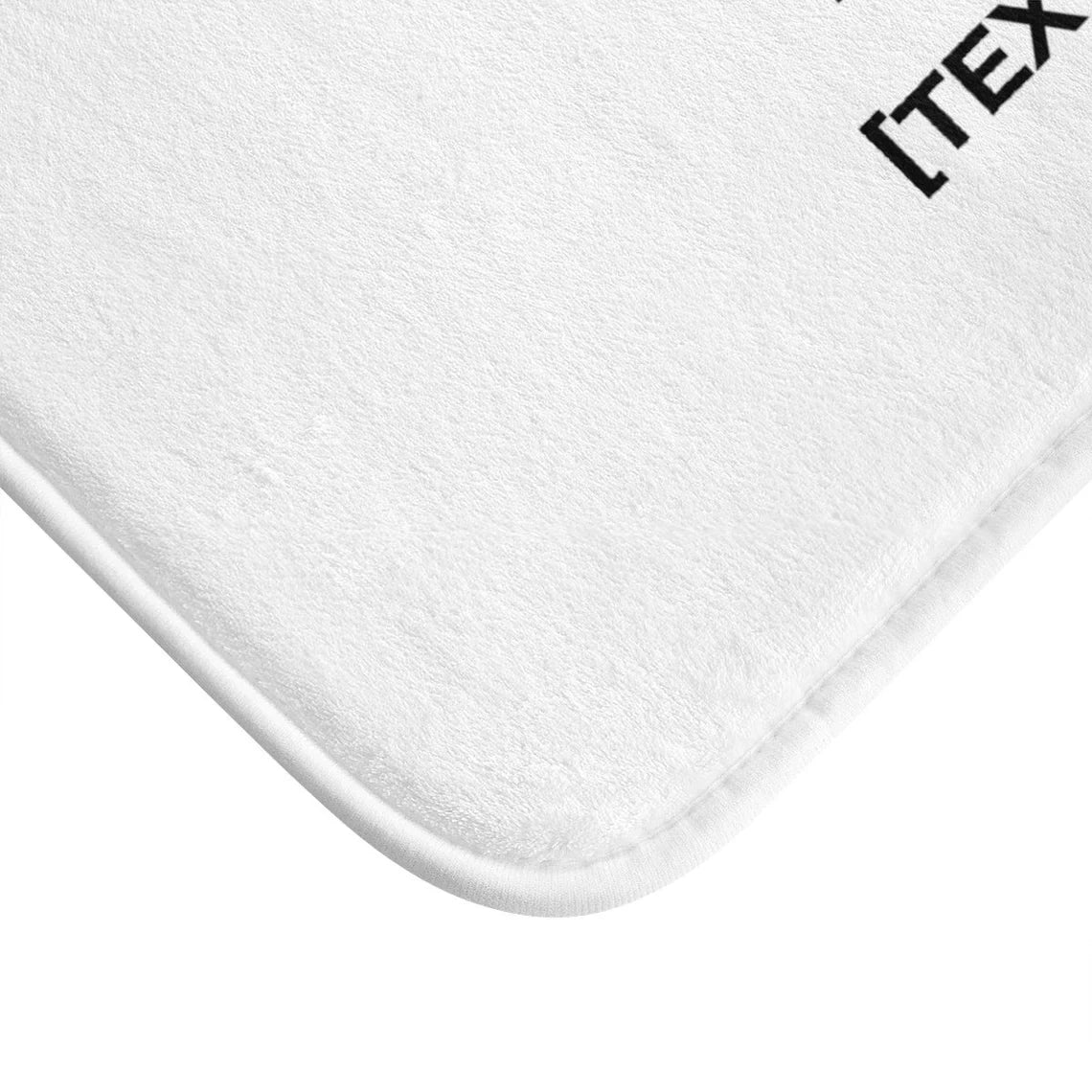 tapis bain personnalisable photo noir blanc motif géométrique moderne adhésif polyester salle bain