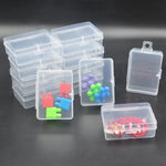 boîtes rangement transparentes poignées modernes petites pièces accessoires boîtes polyvalentes