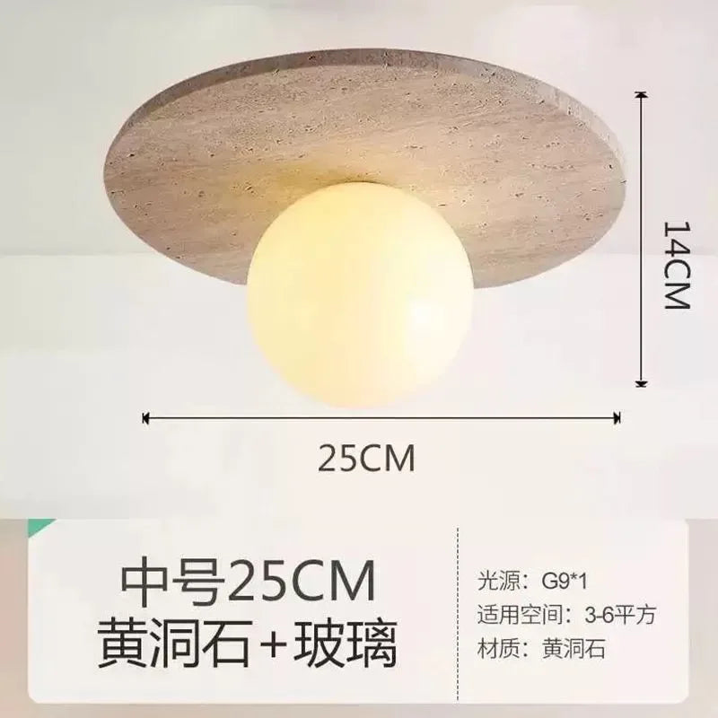 lampe moderne bois brun texture naturelle marbrée opaque fixations vis inclusées 20cm 25cm 30cm