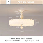 lampe suspendue rose clair nuage texture minimaliste vis fixation base abatjour ampoule led chambre