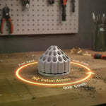 rangement conique bleu gris outils rotatifs forets compartiments plastique atelier bijouterie professionnels.functional