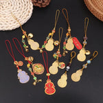 décoration ornement suspendu bijoux sac traditionnel motifs géométriques texte chinois ornement porte bonheur festive
