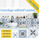 Autocollants de carrelage mural 3D abstrait pour cuisine et salle de bain