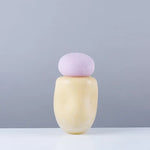 vase decoratif moderne couleur orange jaune rose vert violet texturé minimaliste