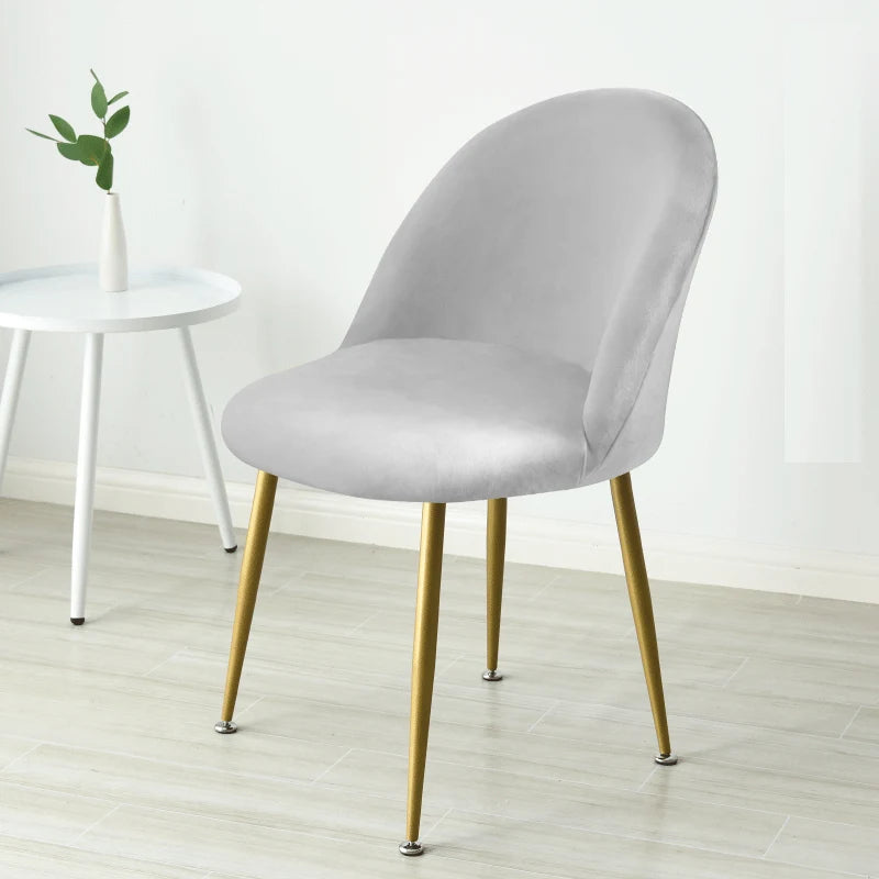 chaise moderne velours rose pâle vert foncé beige gris bleu turquoise pieds dorés assise