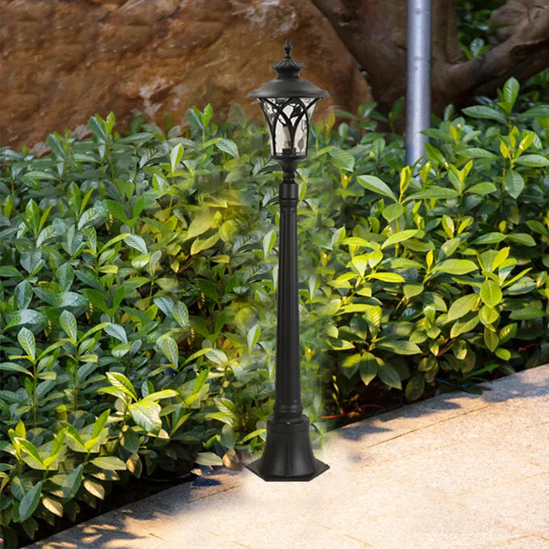 lampe jardin or noir classique vintage éclairage extérieur led ip65