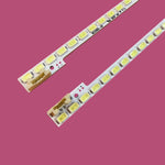 bande led blanc moderne 62 diodes 110 240v adaptateur 3v 2w aluminium 440mm tv