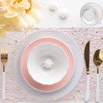 rouleau chemin table étoiles motifs argentés dorés festif translucide polyester maison