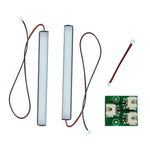 lampe led magnétique imprimante 3d blanc gris vert moderne carte électronique connecteurs technologie