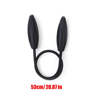 boucle rideau or argent noir moderne rayures horizontales fixations métalliques