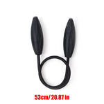 boucle rideau or argent noir moderne rayures horizontales fixations métalliques