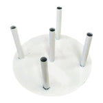 support floral blanc moderne pieds hauteurs mariage anniversaire décoration événementReusable