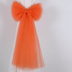 attaches rideau tulle texturé rubans décoratifs girly festif blanc violet orange bleu marine rose