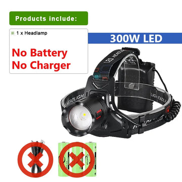 lampe frontale led rechargeable usb pêche chasse projection motifs vélo triangle signalisation