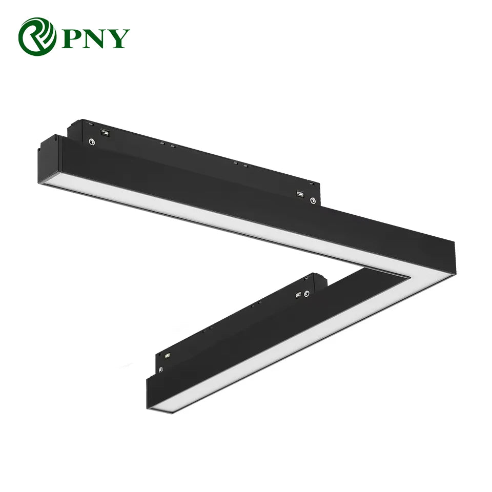 lampe d'angle led noir moderne fixations vis 16w dimmable dali tuya zigbee