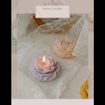 bougies fleur rouge rose violet jaune blanche parfumées aromathérapie artisanal élégantes décoration maison chambre