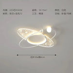 plafonnier led or moderne circulaire points lumineux blanc noir chambre salon
