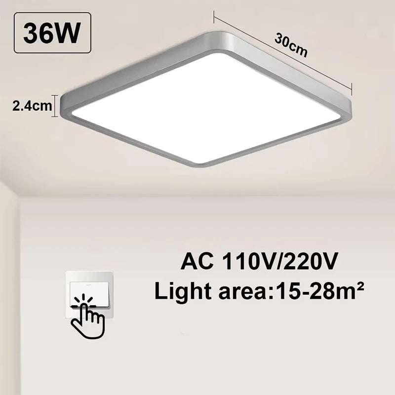 plafonnier led bois naturel blanc moderne 30x30cm opacité vis fixation