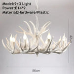 lustre suspendu rustique boisé marron clair ampoules incandescence sans ombre bras