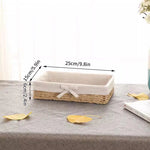 paniers rangement tissus corde tressée boho chic naturel beige écologique rustique