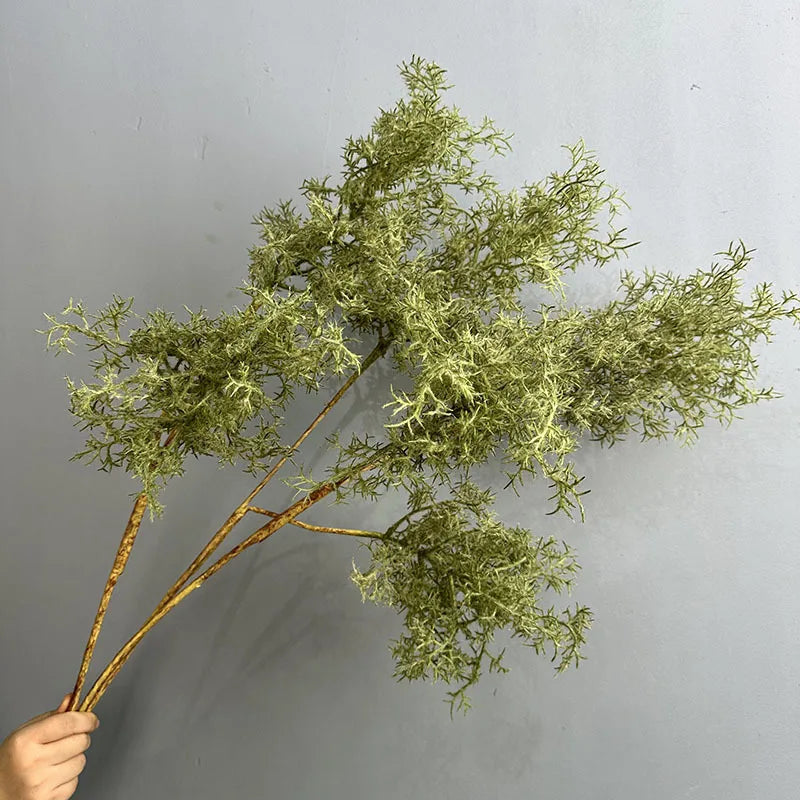 branche artificielle feuilles vertes ornement extérieur exposition naturelle orange blanc