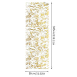 serviettes table pailletées or rose gold argent modernes 300x28cm festives dorées élégantes polyester