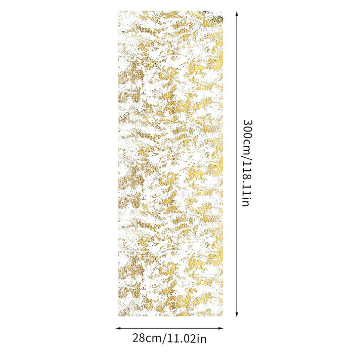 serviettes table pailletées or rose gold argent modernes 300x28cm festives dorées élégantes polyester