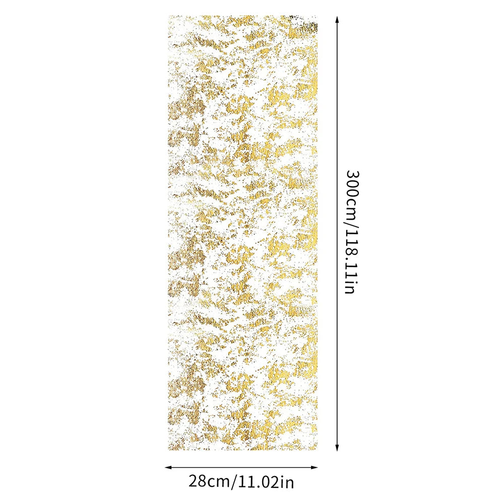 serviettes table pailletées or rose gold argent modernes 300x28cm festives dorées élégantes polyester