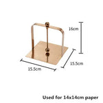 porte serviettes table cuisine métal doré argent moderne élégant distributeur mouchoirs papier décor maison