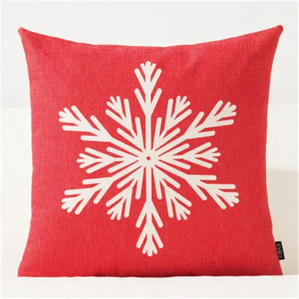 coussins noel motifs rennes neige sapins merry christmas festive decoration voiture maison