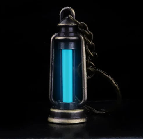 porte clés lumineux bouteille parfum vert fluo moderne anneau chaîne portable suspendre lumière opaque