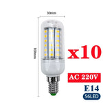 ampoule led maïs décoration intérieur blanc chaud lumière moderne lustre lustre base e14 e27