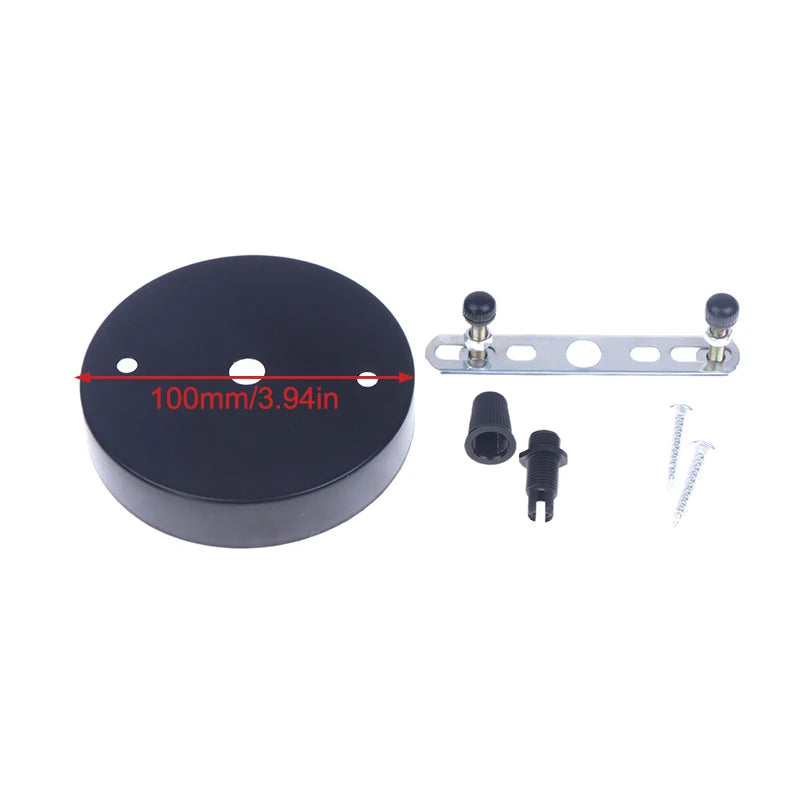 supports ronds blancs noirs vis fixation moderne objets suspension mur