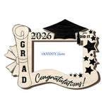 cadres photo bois naturel gravés décoration graduation photos imprimées variés durable