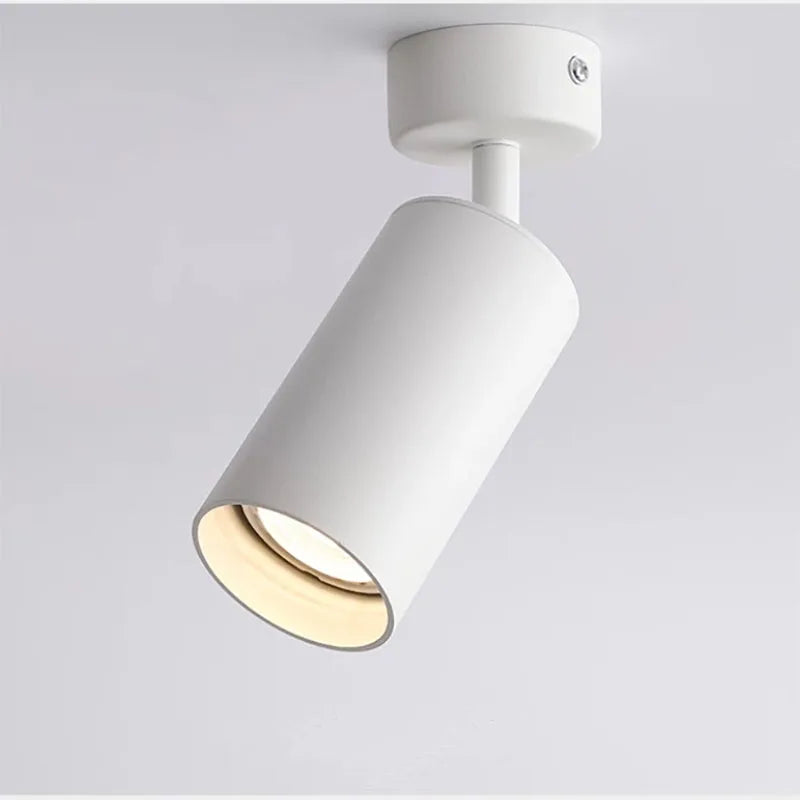 spot led orientable moderne aluminium blanc noir or ampoule gu10 interchangeable intérieur