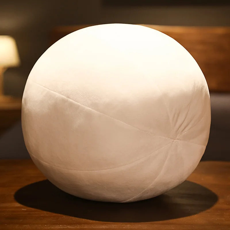 coussin rond velours rayures colorées moderne doux mousse pe amovible lavable adultes chambre lit