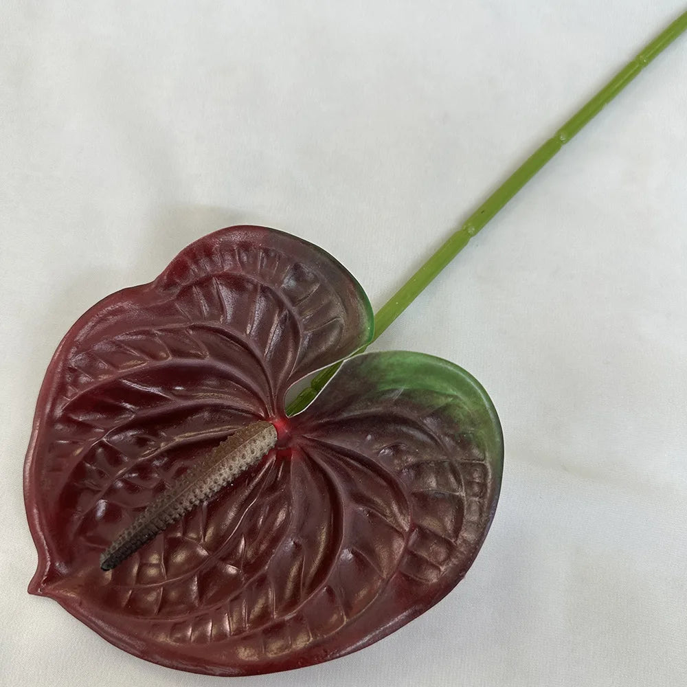 fleurs artificielles anthurium modernes multiple couleurs intérieur décoration mariage événements